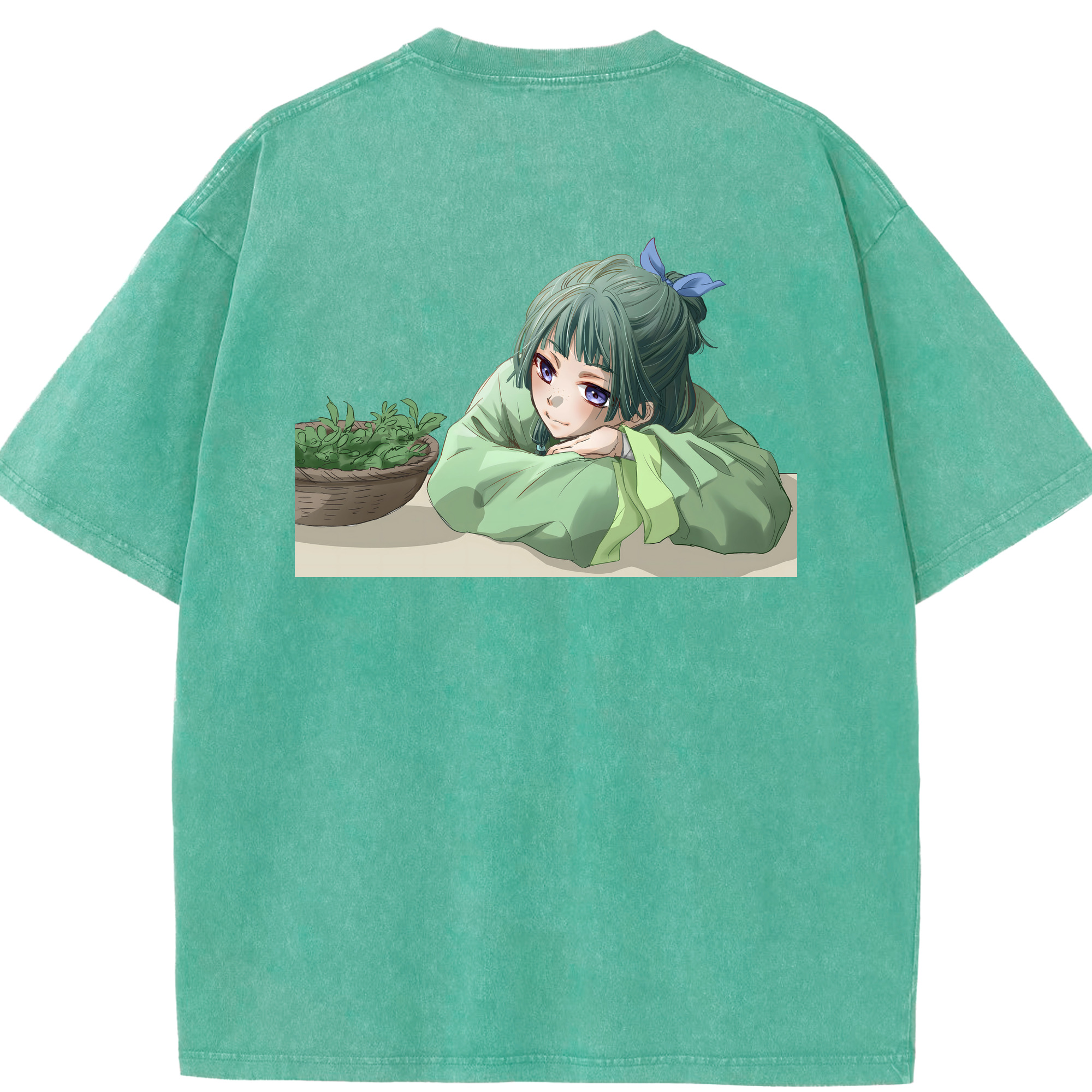 （画像用） 薬屋のひとりごと The Apothecary Diaries 綿100% ヴィンテージ風 半袖Tシャツ（背面プリント）
